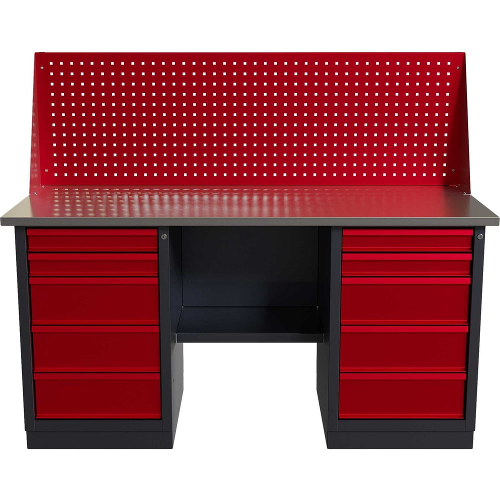 Изображение товара Слесарный верстак IRONMEBEL worky wk-5/wk-5 1600 с экраном