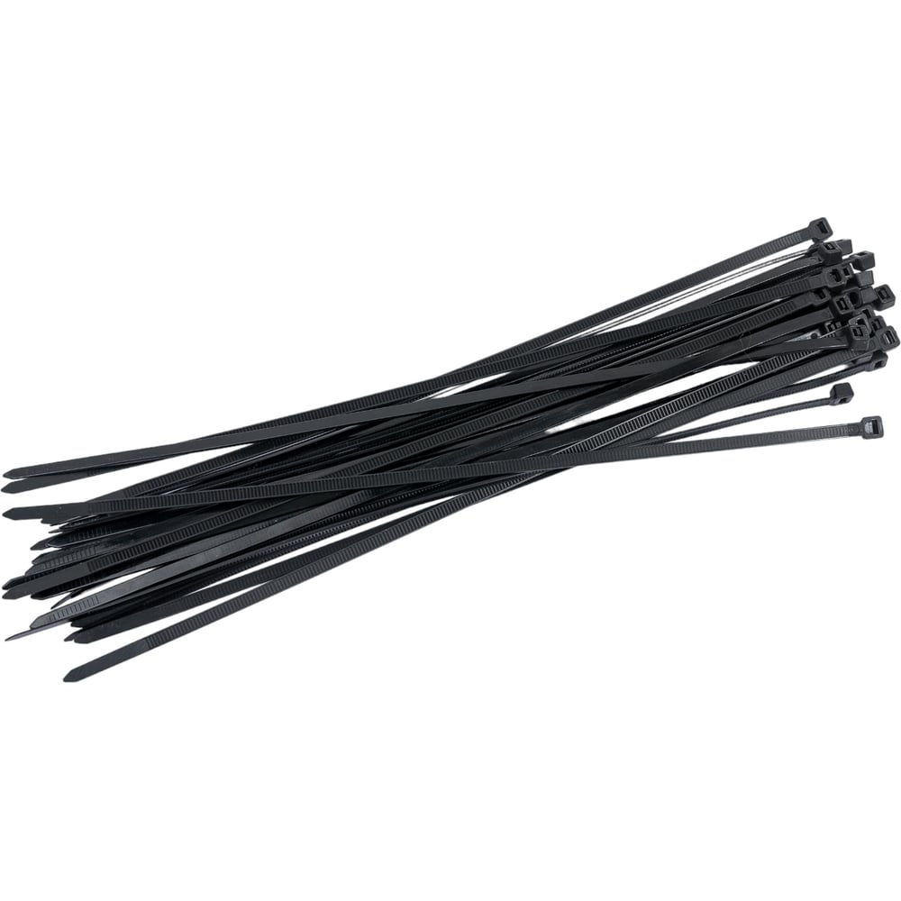 Изображение товара Пластиковый хомут MTE 100 шт. 4.8x300 мм черный упаковка