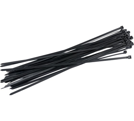 Изображение товара Пластиковый хомут MTE 100 шт. в упаковке, 4.8x300 мм, черный 2502151