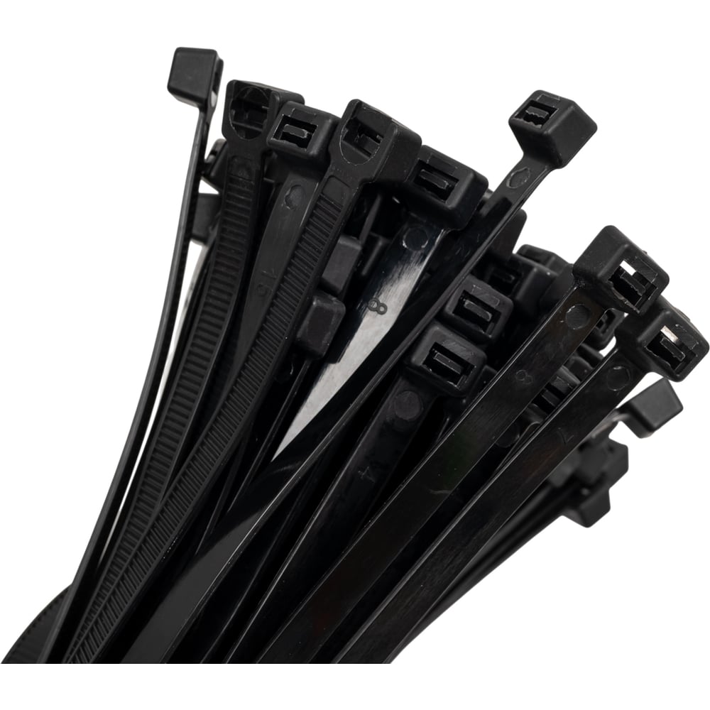 Изображение товара Пластиковый хомут MTE 7.6x500 мм, черный, 100 шт.