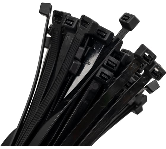 Изображение товара Пластиковый хомут MTE 100 шт. в упаковке, 7.6x500 мм, черный 25021901