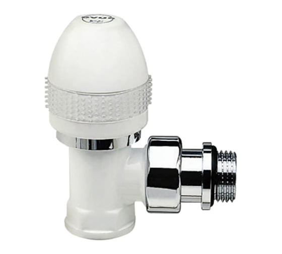 Изображение товара Угловой вентиль SR Rubinetterie Ovus 1/2, цвет белый 0435-1500VC0A