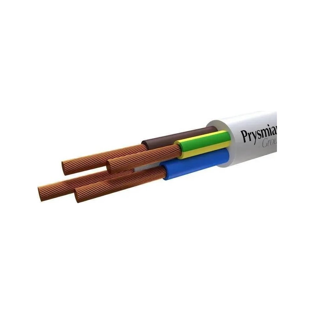 Изображение товара Кабель PRYSMIAN ПВС 4x1 100 метров для внутренней электропроводки
