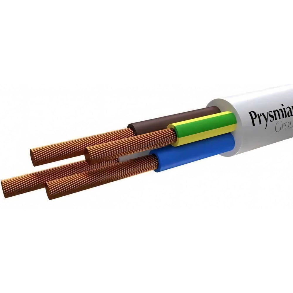 Изображение товара Кабель PRYSMIAN ПВС 4x6 100 метров для электроснабжения