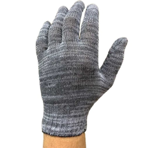 Изображение товара Перчатки рабочие Master-Pro® ПРАКТИК, 10 класс вязки, плотность 6/10, размер 9, 100 пар 3910-PRA-100
