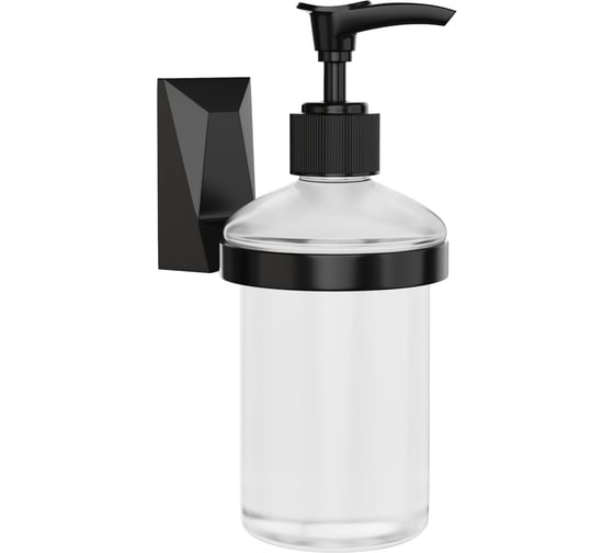Изображение товара Настенный дозатор для жидкого мыла Kleber ICE Black KLE-ICE041BL