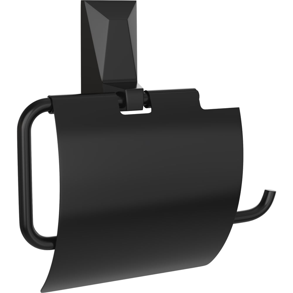 Изображение товара Держатель для туалетной бумаги с крышкой Kleber ICE Black KLE-ICE043BL