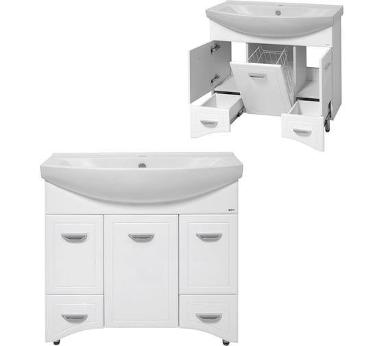 Изображение товара Тумба с раковиной Misty дрея 86 СО000001500