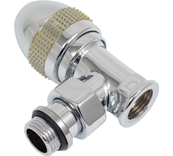 Изображение товара Угловой вентиль SR Rubinetterie Ovus 1/2, цвет хром 0435-1500C000