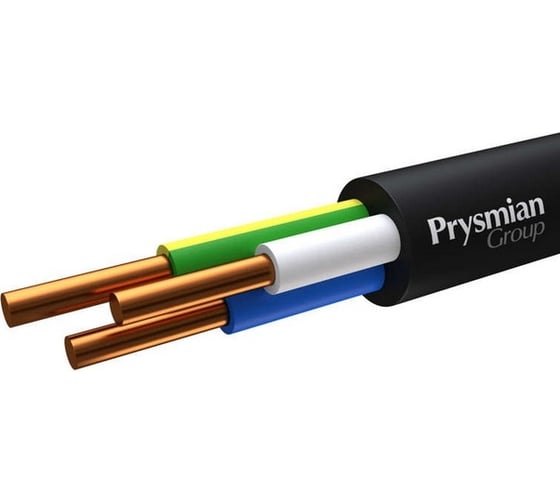Изображение товара Кабель ВВГнг(А)-LS PRYSMIAN 3x6 (N, PE) 100 метров 1503070101