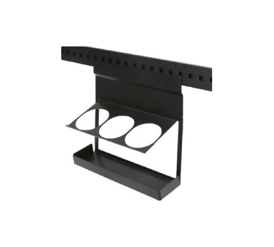 Изображение товара Полка-держатель для 3-х бутылок MAKMART 316x137x320 мм, отделка черный бархат (матовый) RS.1A.3009.9005