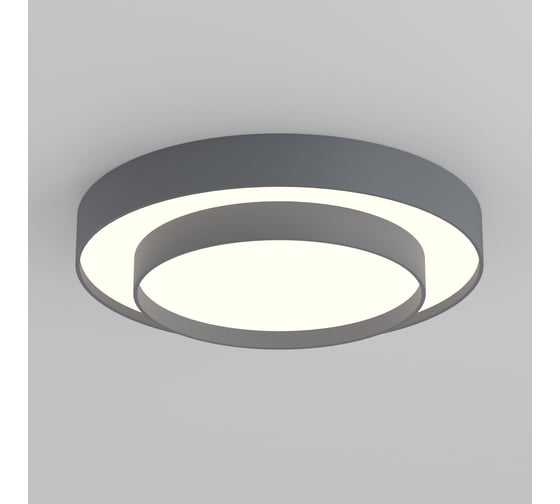 Изображение товара Потолочный светодиодный светильник Eurosvet с регулировкой яркости и цветовой температуры 90331/2 серый a065958