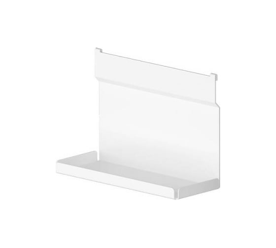 Изображение товара Универсальная полка MAKMART 1-уровневая, 256x100x180 мм, отделка белый бархат (матовый) RS.1A.3002.9016