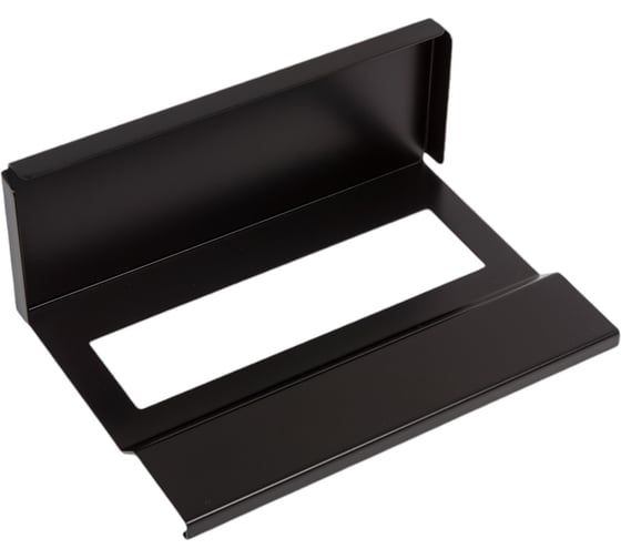 Изображение товара Универсальная полка MAKMART 1-уровневая, 256x100x180 мм, отделка черный бархат (матовый) RS.2A.3002.9005
