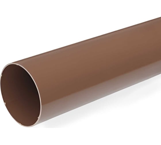 Изображение товара Водосточная труба BRYZA 110 мм / 3 м, коричневая 63-122
