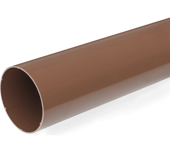 Изображение товара Водосточная труба BRYZA 90 мм / 3 м, коричневая 62-122