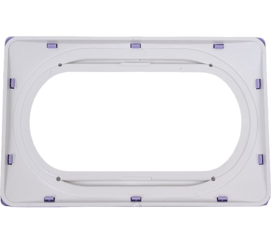 Изображение товара Рамка для двойной розетки Aling-Conel EON лаванда с белой вставкой E6805.V0