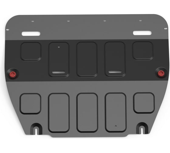 Изображение товара Защита картера АвтоБроня Mitsubishi Outlander 2023-, V - 2.5T, АКПП, FWD, КПП, комплект крепежа, сталь 111.04060.1