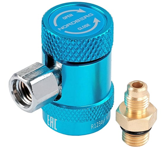 Изображение товара Муфта быстросъемная низкое давление, синяя NORDBERG R1234yf NFA2L