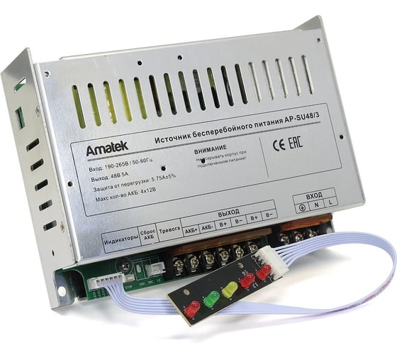 Изображение товара Блок бесперебойного питания Amatek AP-SU48/3 7000835