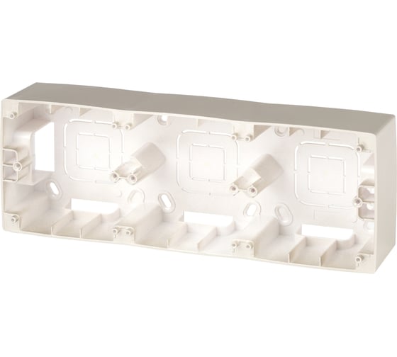 Изображение товара Коробка накладного монтажа ЭРА 12-6103-04 3 поста, Эра 12, шампань Б0043183