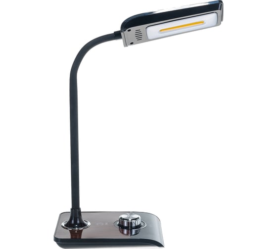 Изображение товара Настольный светильник ЭРА NLED-473-10W-BK черный с деревом Б0033305