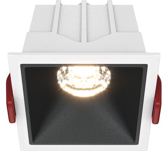 Изображение товара Встраиваемый светильник MAYTONI alfa led led 10w алюминий и пластик бело-черный DL043-01-10W3K-D-SQ-WB
