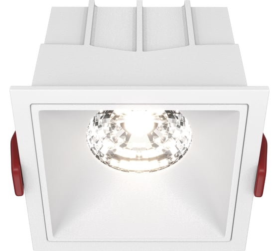 Изображение товара Встраиваемый светильник MAYTONI alfa led led 15w алюминий и пластик белый DL043-01-15W4K-SQ-W