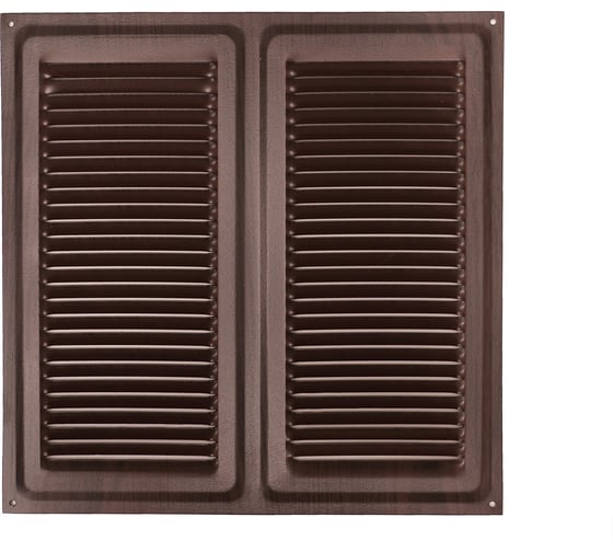 Изображение товара Решетка вентиляционная 250x250 мм, декор под дерево ВЕНГЕ Трибатрон 88275