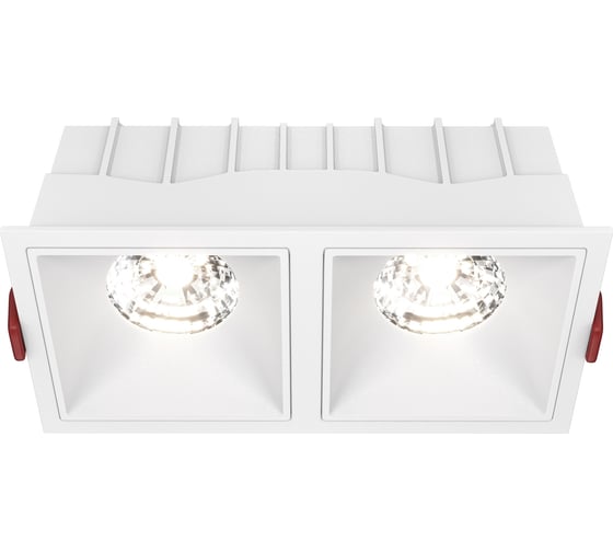 Изображение товара Встраиваемый светильник MAYTONI alfa led led 30w алюминий и пластик белый DL043-02-15W4K-D-SQ-W
