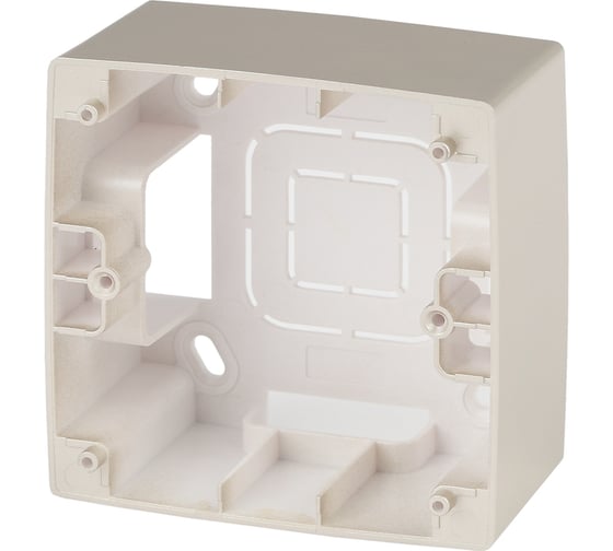 Изображение товара Коробка накладного монтажа ЭРА 12-6101-04 1 пост, Эра 12, шампань Б0043163