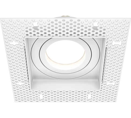 Изображение товара Встраиваемый светильник MAYTONI atom 1хgu10x50w алюминий белый DL003-01-W