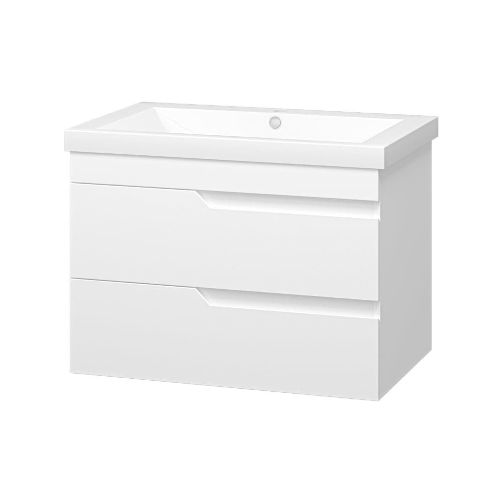 Изображение товара Тумба с раковиной Misty Софт 75 подвесная с 2 ящиками