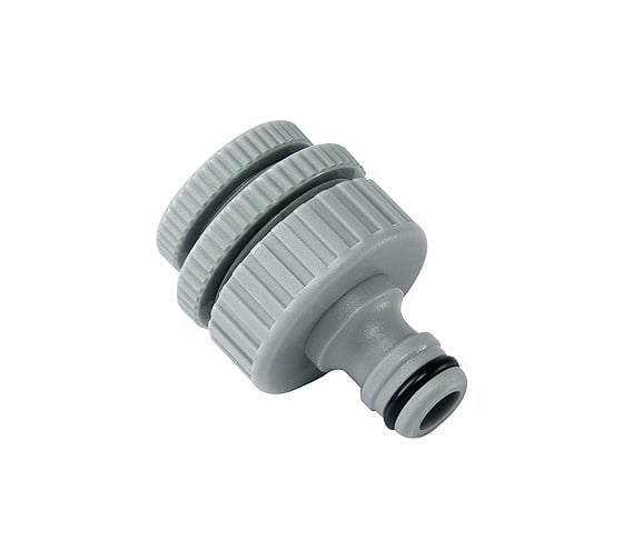 Изображение товара Штуцер резьбовой (12 мм х 19 мм х 25 мм;1/2-3/4-1; внутренняя резьба; пластик) GREEN APPLE GWTA 50056 Б0003115