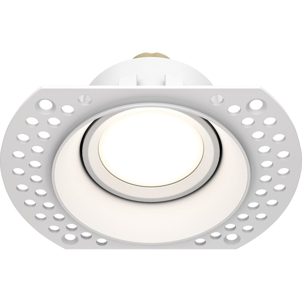 Изображение товара Встраиваемый светильник MAYTONI dot 1хgu10x50w алюминий белый DL042-01-RD-W