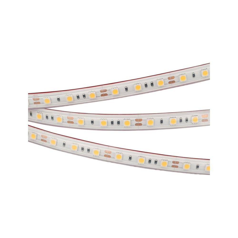 Изображение товара Герметичная светодиодная лента Arlight RTW-PS-B60 12V 5м IP67 дневной белый