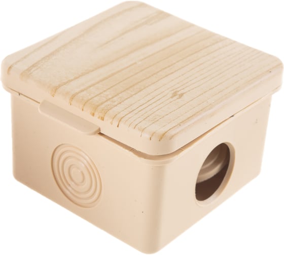 Изображение товара Распаечная коробка ЭРА открытой установки КОР 65х65х50мм с гермовводами, 4 входа Б0043227