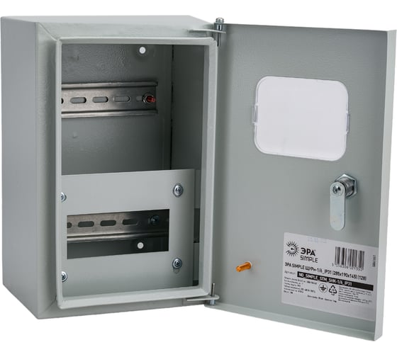 Изображение товара Учетно-распределительный щит ЭРА SIMPLE ЩУРн-1/6 IP31, 285х190х145 Б0041651