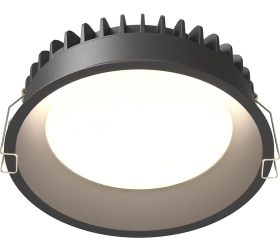 Изображение товара Встраиваемый светильник MAYTONI okno led 18w алюминий и пластик черный DL055-18W3-4-6K-B