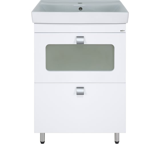 Изображение товара Тумба с раковиной Misty урал 60 с 2 ящиками УТ000011727