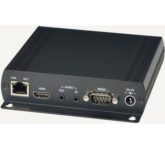 Изображение товара Приемник KVM SC&T HKM02BR HDMI (1080p и 1920x1200 (WUXGA), 60Гц), USB, аудио, RS232 и ИК сигналов по Ethernet до 150 м (CAT5e/CAT6) sct1179