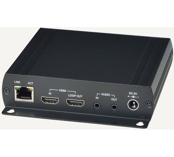 Изображение товара Передатчик KVM SC&T HKM02BT HDMI (1080p и 1920x1200 (WUXGA), 60Гц), USB, аудио, RS232 и ИК сигналов по Ethernet до 150 м (CAT5e/CAT6) sct1178