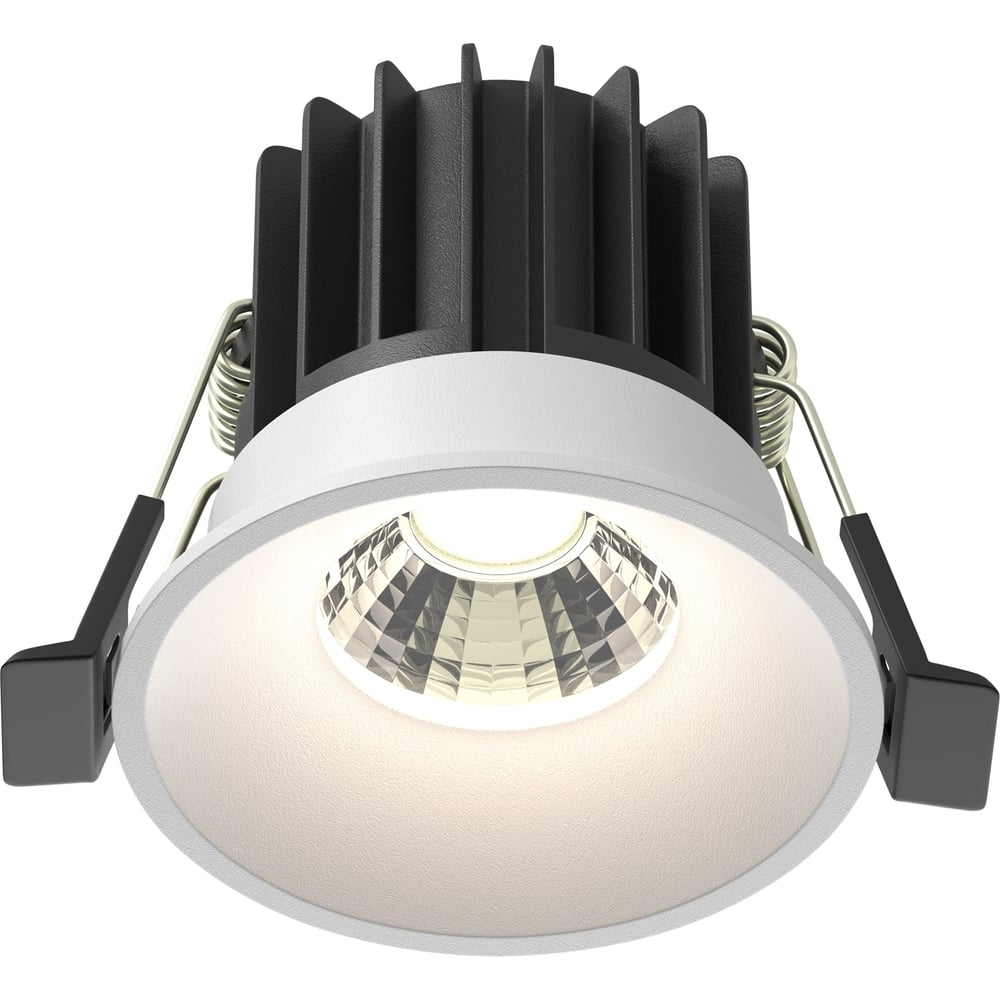 Изображение товара Встраиваемый светильник MAYTONI round 7w алюминий белый DL058-7W4K-W