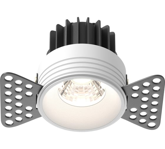 Изображение товара Встраиваемый светильник MAYTONI round led 7w алюминий белый DL058-7W4K-TRS-W