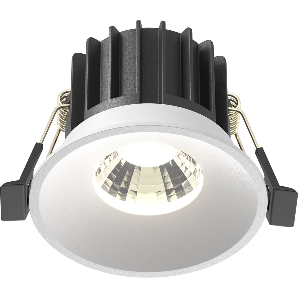 Изображение товара Встраиваемый светильник MAYTONI LED 12W белый круглый современный дизайн