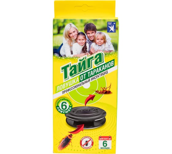 Изображение товара Ловушка от тараканов Тайга 6 шт. ИН-30