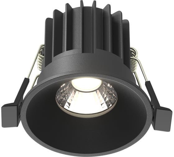 Изображение товара Встраиваемый светильник MAYTONI round led 7w алюминий черный DL058-7W4K-B