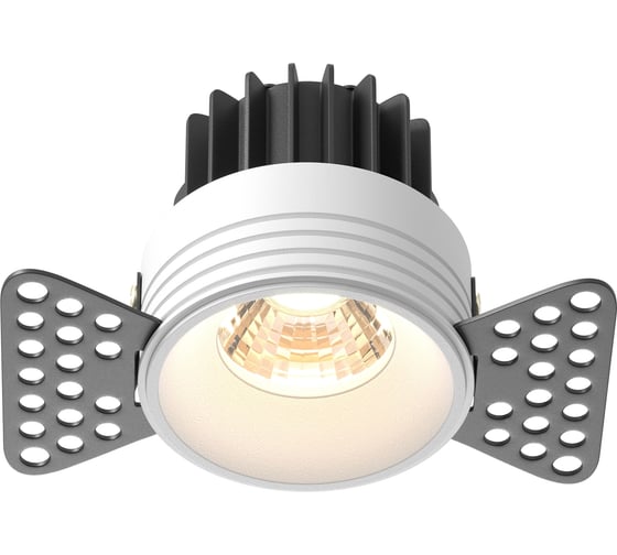 Изображение товара Встраиваемый светильник MAYTONI round led 7w алюминий белый DL058-7W3K-TRS-W