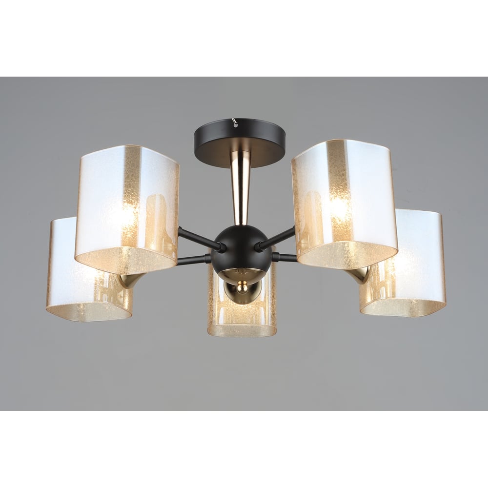 Изображение товара Потолочная люстра Мелодия Света SL9544-5 CF+GD 000066021