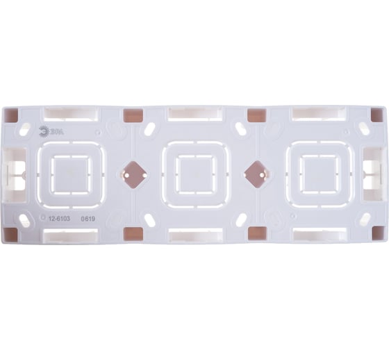 Изображение товара Коробка накладного монтажа ЭРА 12610303 3 поста, Эра 12, алюминий Б0043182